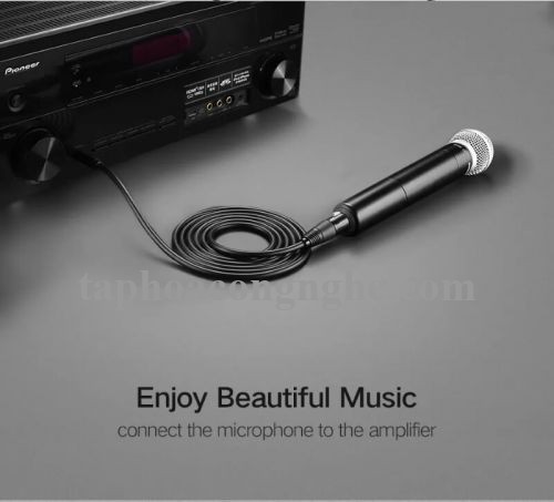 Ugreen 20725 15M màu Đen Cáp âm thanh 6.5mm sang Canon âm AV131 30020725